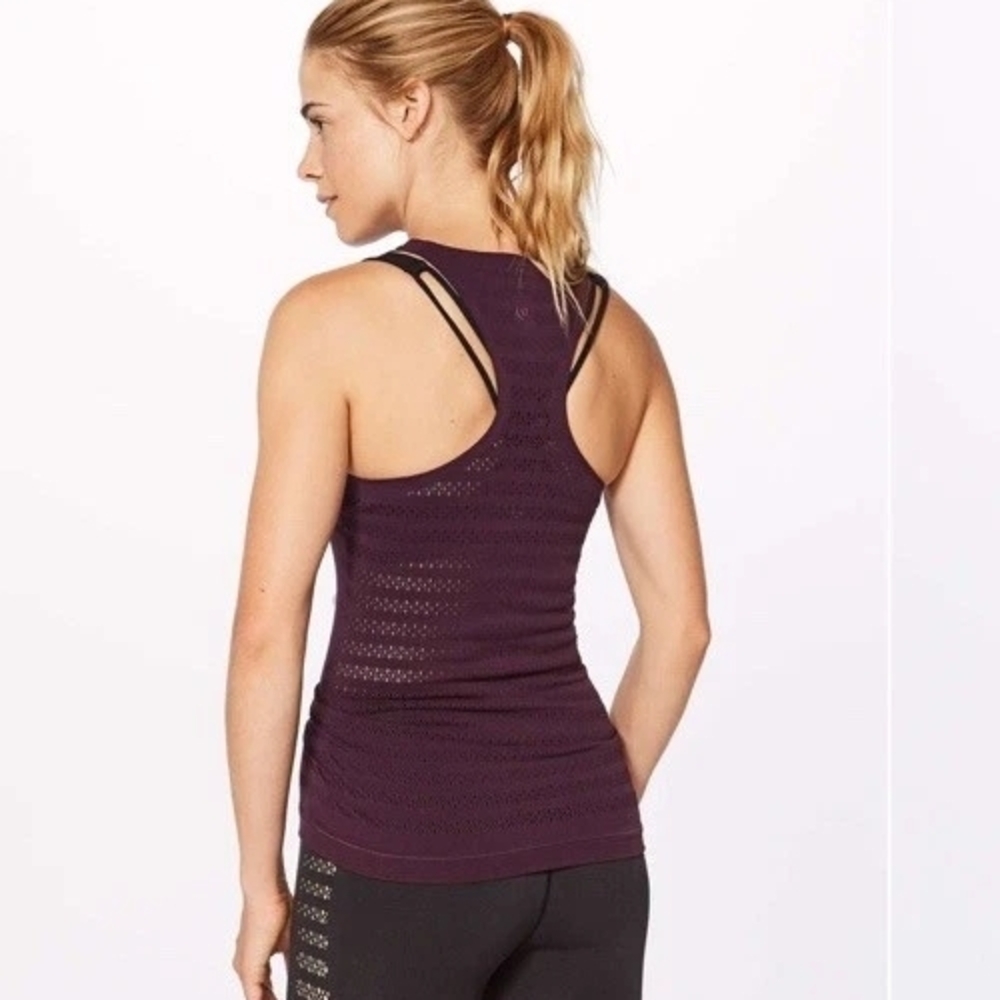 Lululemon Athletica Dark Purple Tank Top
